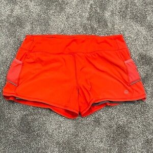 VGC Athleta Orange Athletic Shorts - Size Large